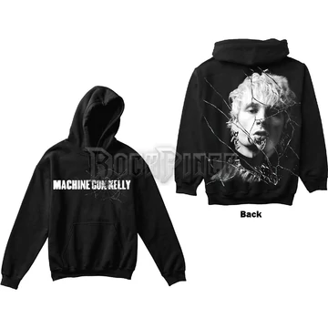 Machine Gun Kelly - Cracked Glass - unisex kapucnis pulóver - MGKHD06MB
