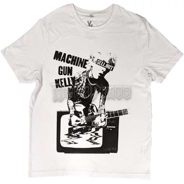 Machine Gun Kelly - TV Warp - Unisex Póló - MGKTS05MW