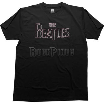 The Beatles - Drop T Embroidered - Unisex Póló - BEATTEE480MB