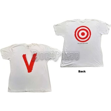 U2 - U2 Vertigo Tour 2005 Red V - Unisex Póló - U2TOURTS49MW