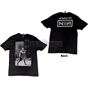 Nine Inch Nails - Self Destruct &#039;94 - unisex póló - NINTS10MB