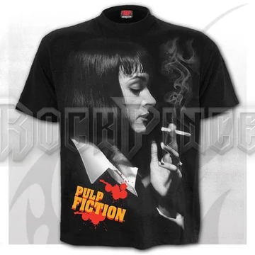 PULP FICTION - SMOKE - Front Print T-Shirt Black - G015M121