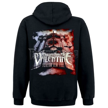BULLET FOR MY VALENTINE - Scream Aim Fire - CIPZÁRAS KAPUCNIS PULÓVER