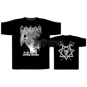 GRAVELAND - IN THE GLARE OF BURNING CHURCHES - unisex póló - ST2586