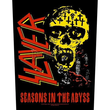 SLAYER - SEASONS IN THE ABYSS - hátfelvarró - BP1236