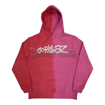 Gorillaz - Two-Tone Brush Logo - unisex kapucnis pulóver - GORHD16MDD