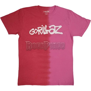Gorillaz - Two-Tone Brush Logo - Unisex Póló - GORTS16MDD