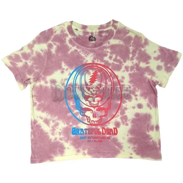 Grateful Dead - Concentric Skulls - női crop top - GRATECT30LDD
