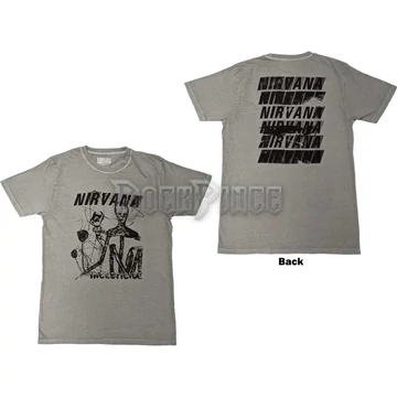 Nirvana - Incesticide Stacked Logo - Unisex Póló - NIRVTS59MGR
