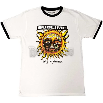 Sublime - 40oz. To Freedom - Unisex Szegélyes Póló - SUBTS12MW