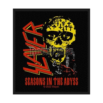 SLAYER - SEASONS IN THE ABYSS - kisfelvarró - SP3248