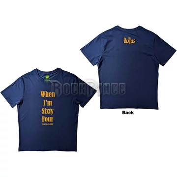 The Beatles - When I'm Sixty Four - Unisex Póló - BEATTEE401MBL