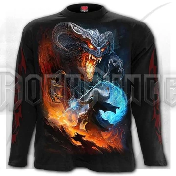 INFERNAL DUEL - Longsleeve T-Shirt Black - L060M301