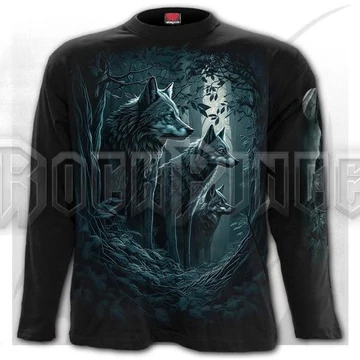 FOREST GUARDIANS - Longsleeve T-Shirt Black - T223M301