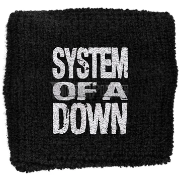 SYSTEM OF A DOWN - LOGO - frottír csuklószorító - WB263