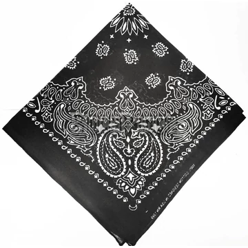 CLASSIC BANDANA - DARK BLACK - kendő/bandana