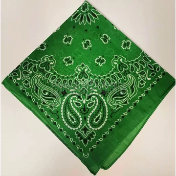 CLASSIC BANDANA - GRASS GREEN - kendő/bandana