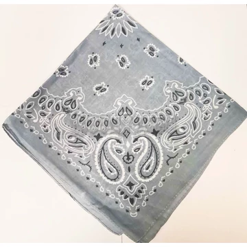 CLASSIC BANDANA - GRAY - kendő/bandana