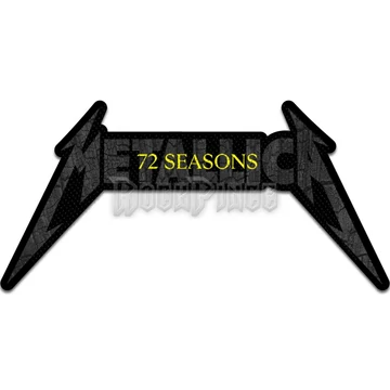 METALLICA - 72 SEASONS CHARRED LOGO CUT OUT - kisfelvarró - SP3254