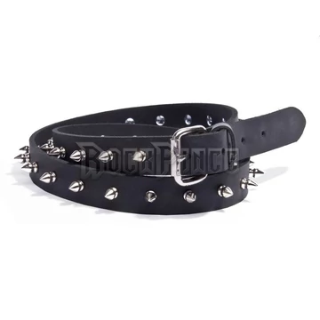 1 ROW SPIKE STUD RIVETED FAUX LEATHER BELT - 1 SOROS TÜSKE SZEGECSES MŰBŐR ÖV