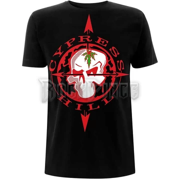 Cypress Hill - Skull Compass - unisex póló - CYPTS04MB