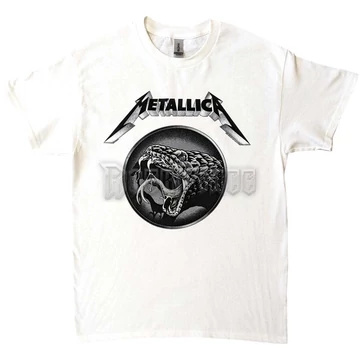 Metallica - Black Album Poster - Unisex Póló - METTS80MW