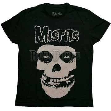 Misfits - Logo &amp; Fiend - Unisex Póló - MISTS22MB