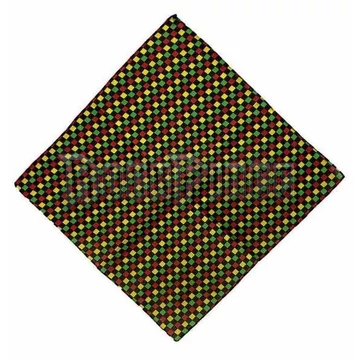 Checkered Bandana Rasta Color - kendő/bandana