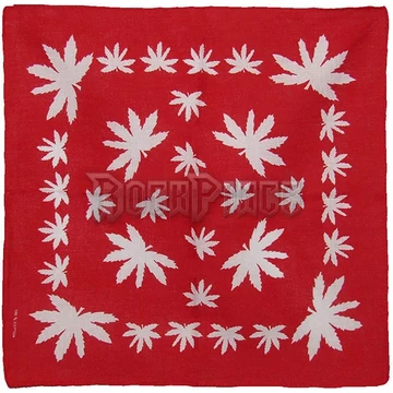 Red &amp;amp; With Cannabis - kendő/bandana