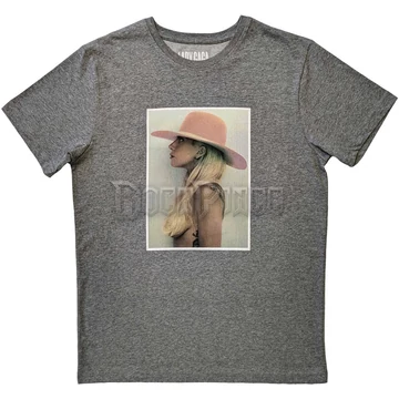 Lady Gaga - Pink Hat - Unisex Póló - GAGATS03MG