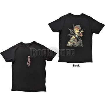 Slipknot - Skeleton &amp; Pentagram - Unisex Póló - SKTS121MB