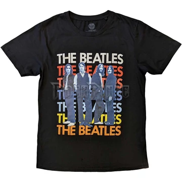 The Beatles - Iconic Multicolour - Unisex Póló - BEATTEE537MB