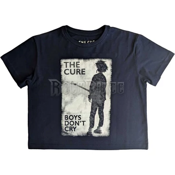 The Cure - Boys Don't Cry B&amp;W - női crop top - CURECT04LN