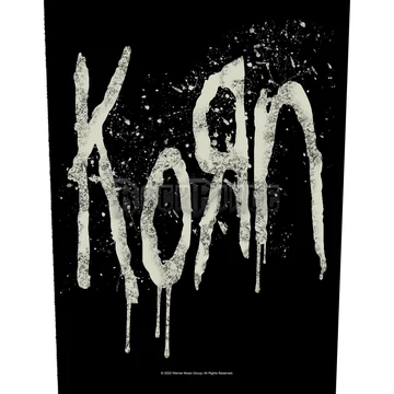 KORN - SPLATTER LOGO - hátfelvarró - BP1243