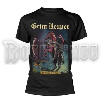 GRIM REAPER - SEE YOU IN HELL - unisex póló - PH13139