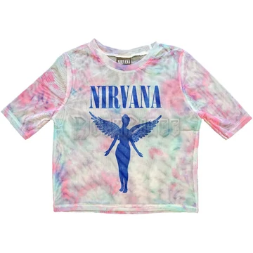 Nirvana - Angelic Blue Mono - női crop top - NIRVMCT82LW