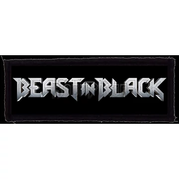 BEAST IN BLACK - Logo (125x40) - kisfelvarró HKF-0881