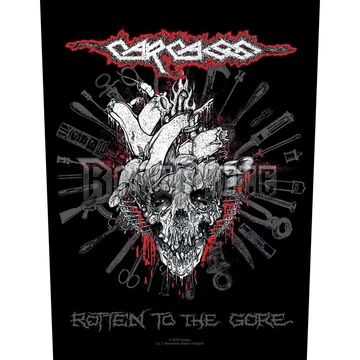 CARCASS - ROTTEN TO THE GORE - hátfelvarró - BP1251