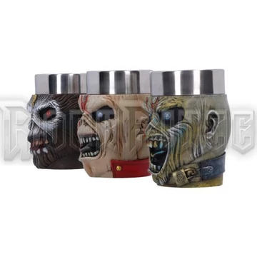 Iron Maiden Eddie Shot Glass Set -  Officially Licensed Iron Maiden Eddie Shot Glass Set - 9cm - B6341X3