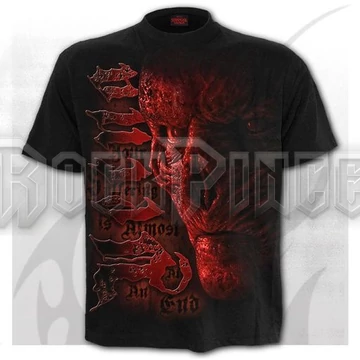 VECNA - SUFFER - Front Print T-Shirt Black - G031M121