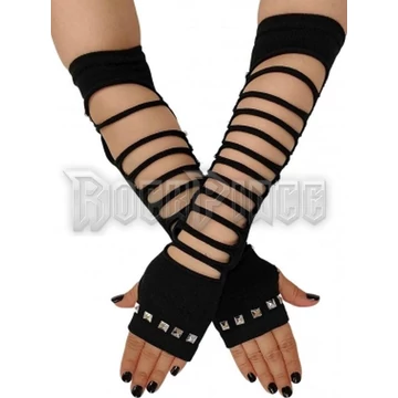 Arm Warmers Black Pyramid Studs - KESZTYŰ - ASP032