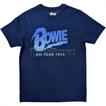 David Bowie - On Tour 1974 - unisex póló - BOWTS52MD