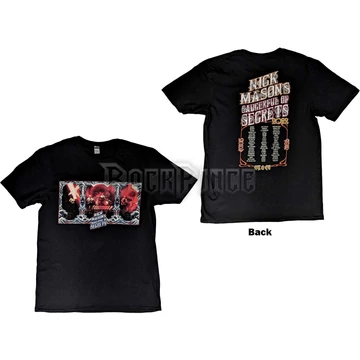 Nick Mason&#039;s Saucerful of Secrets - Hokusai Wave European Tour 2022 - unisex póló - NMSOSTS03MB