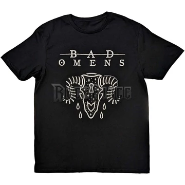 Bad Omens - Ram Skull - Unisex Póló - BOTS01MB