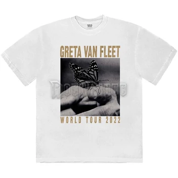 Greta Van Fleet - World Tour Butterfly - Unisex Póló - GVFTS06MW