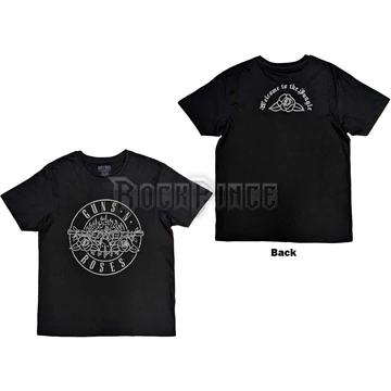 Guns N' Roses - Classic Bullet Mono - Unisex Póló - GNRTS144MB