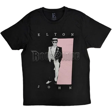 Elton John - Tux Photo - Unisex Póló - EJTEE26MB