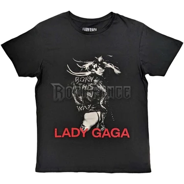 Lady Gaga - Leather Jacket - Unisex Póló - GAGATS13MB