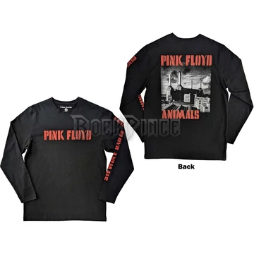 Pink Floyd - Animals B&amp;W - unisex hosszú ujjú póló - PFLST183MB