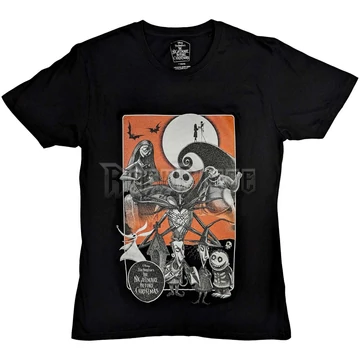 Disney: The Nightmare Before Christmas Orange Moon - unisex póló - TNBCTS47MB